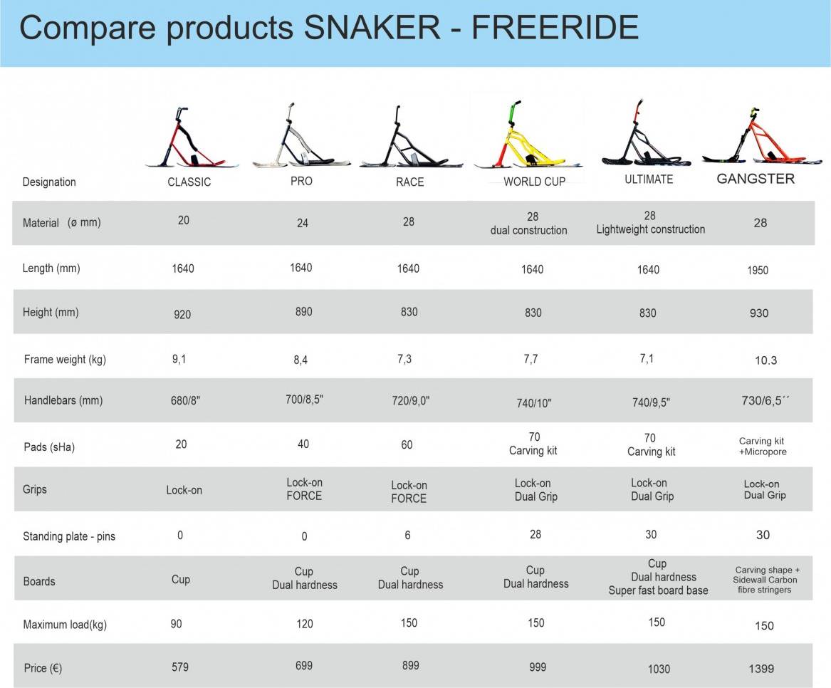 Freeride snowscoot